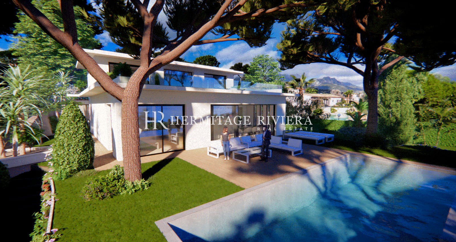 Project for modern villa calm close Monaco (image 2)