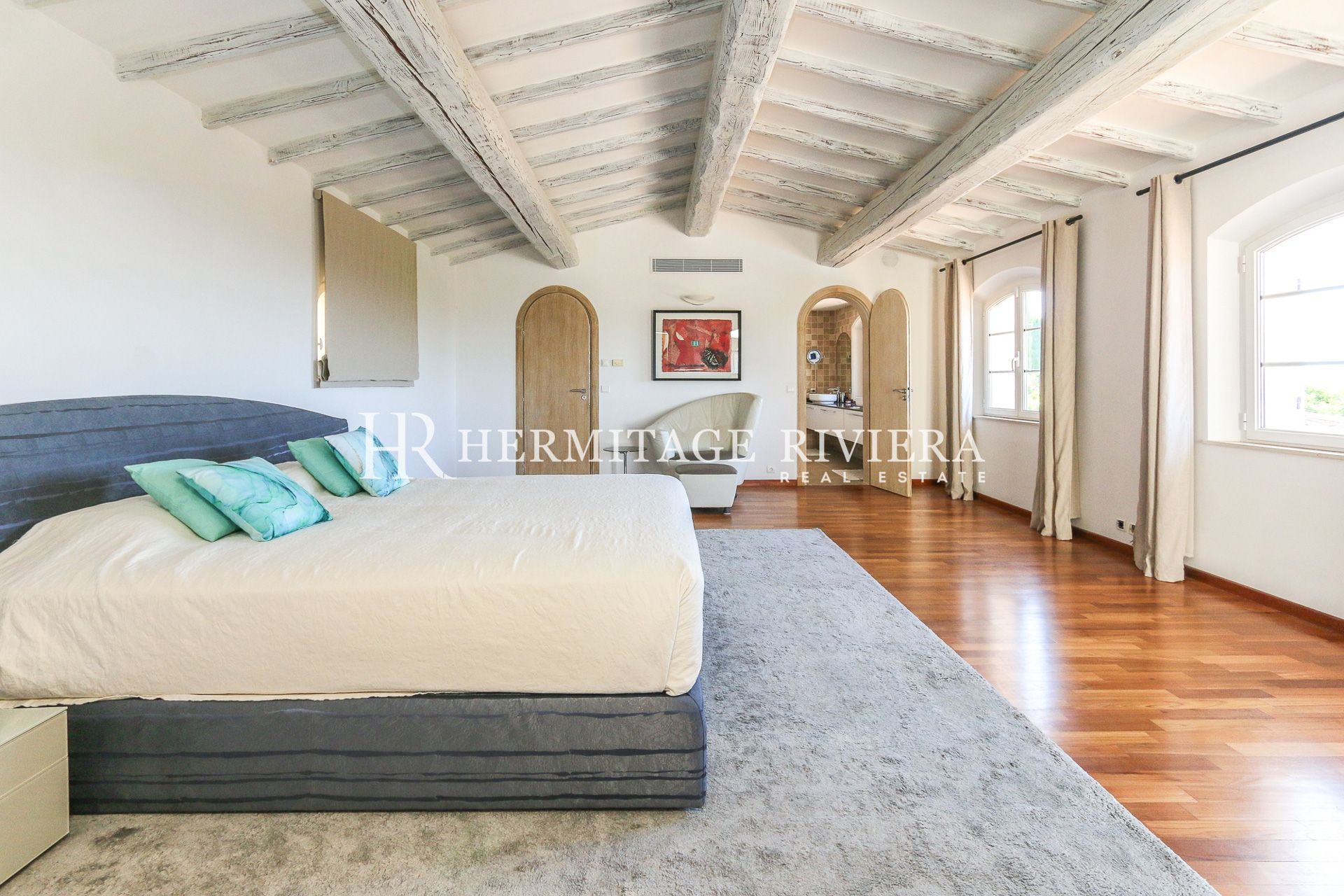 Villa i Saint-Paul-de-Vence Privat ejendom - Havudsigt - Flad have - Pool  (billede 26)