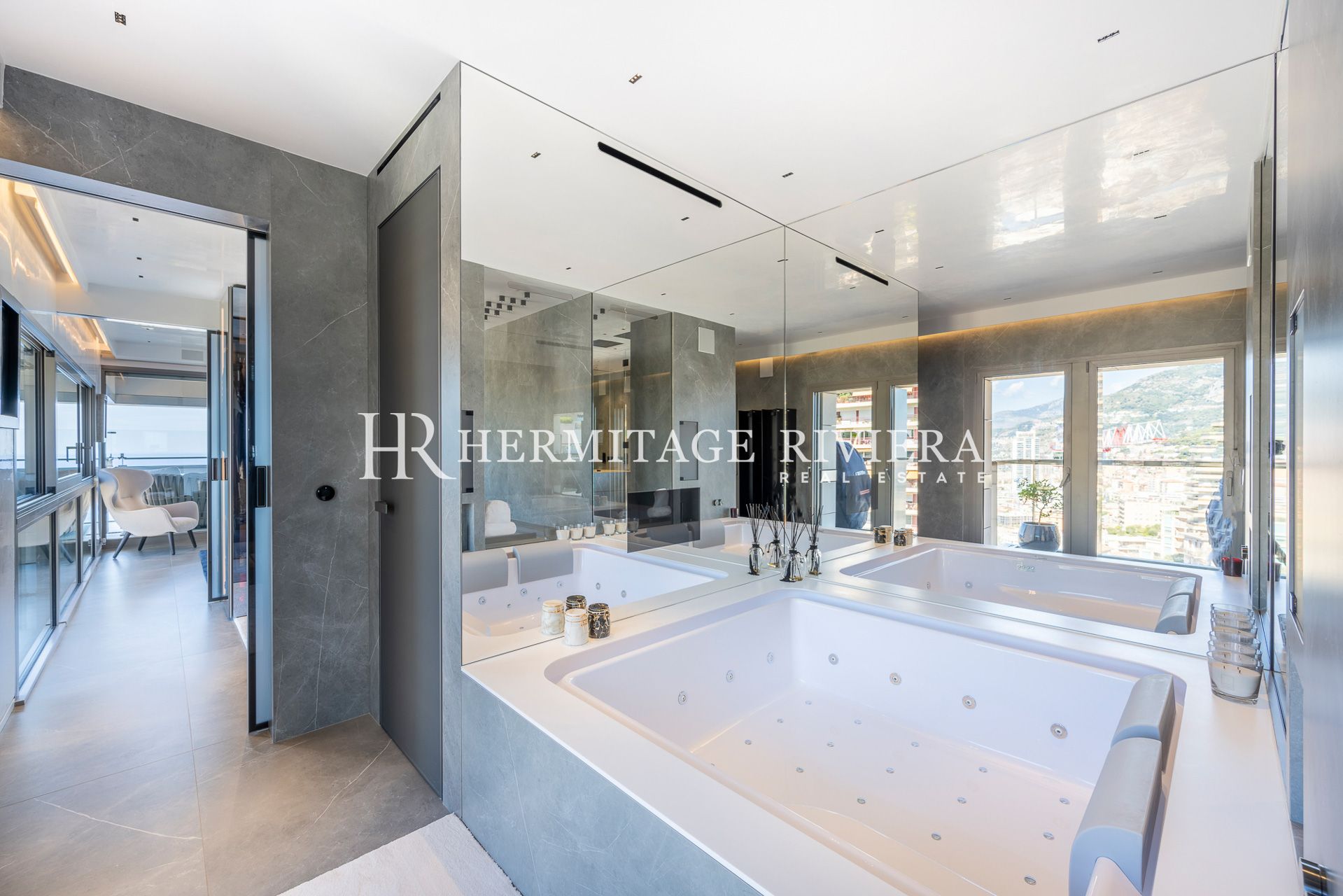 Apartment in Jardin Exotique Monaco  5 bedrooms- Terrace - Views of Monaco - Calme (image 21)