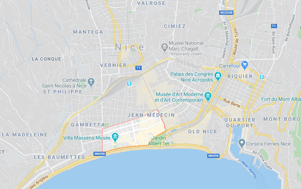 Golden Square map