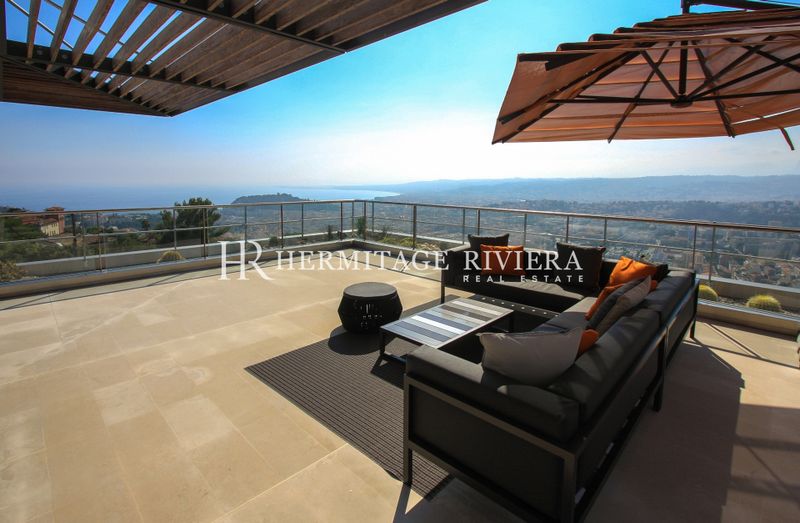 3 bedroom apartment - Luxury residence - Terrace - Views of Nice - Pool