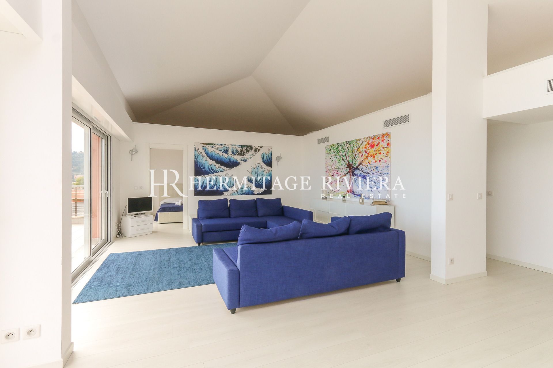 Penthouse i Menton Garavan Penthouse i nyere bolig - Tæt på strandpromenaden - Havudsigt (billede 14)