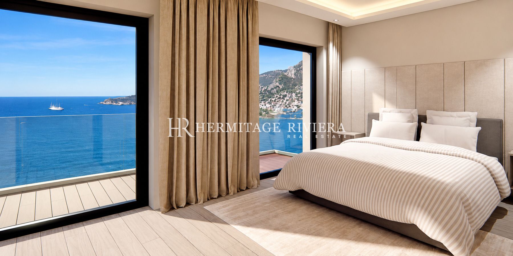 Villa in Roquebrune-Cap-Martin Contemporary Villa To Renovate Pool Monaco View (image 12)