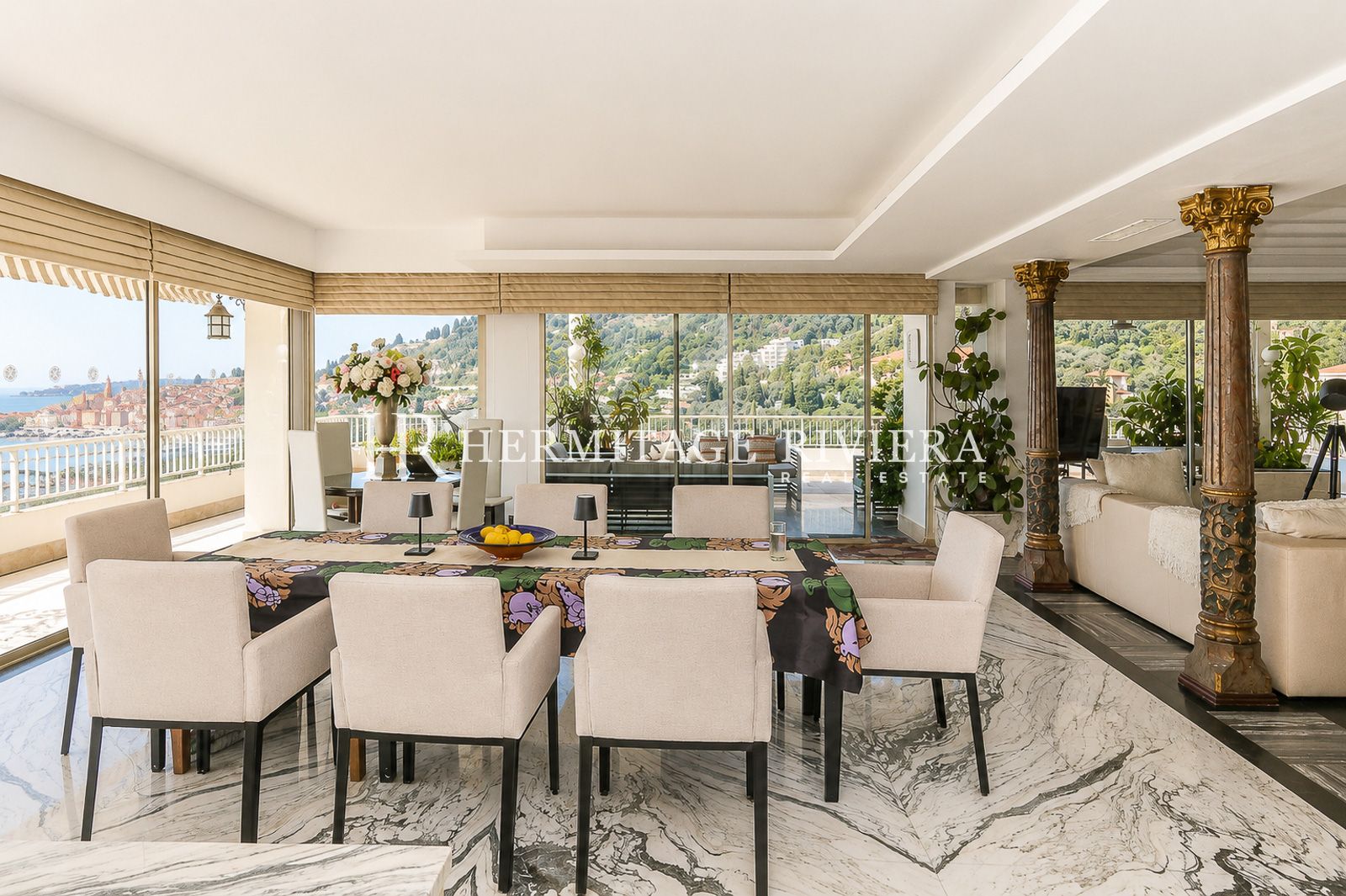 Penthouse i Menton Garavan Penthouse - Betagende panoramaudsigt over havet - Terrasse (billede 11)