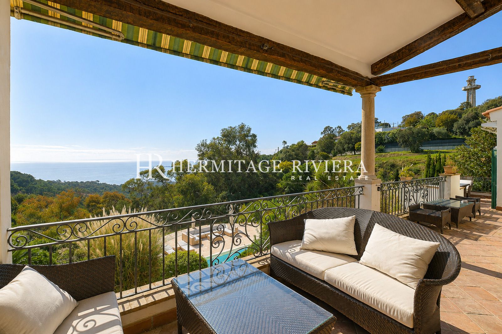 Villa i Cannes, Super Cannes Rolig - Havutsikt - Basseng - Gjestgiveri - Garasje (bilde 13)