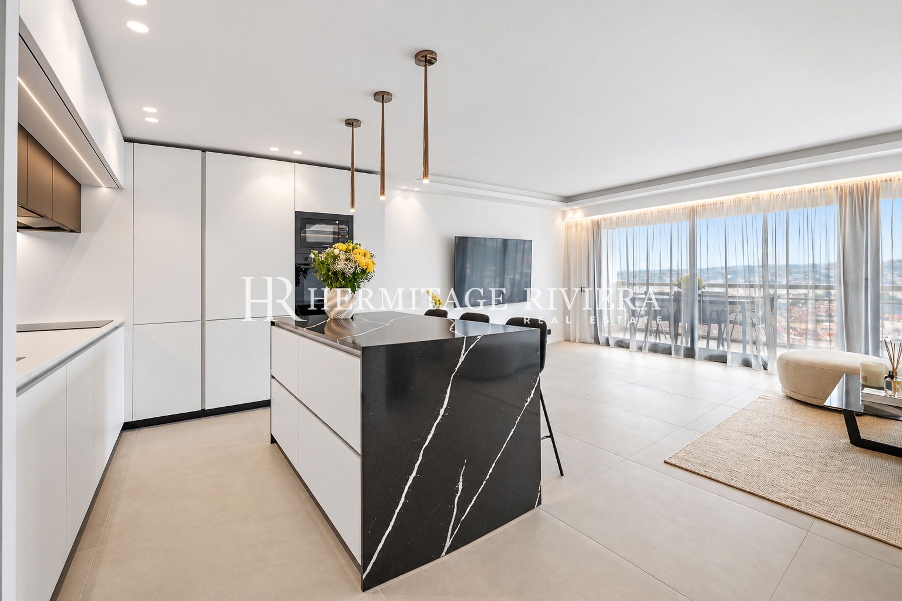 Penthouse i Nice Mont Boron Eksepsjonell leilighet toppetasje fantastisk havutsikt (bilde 10)
