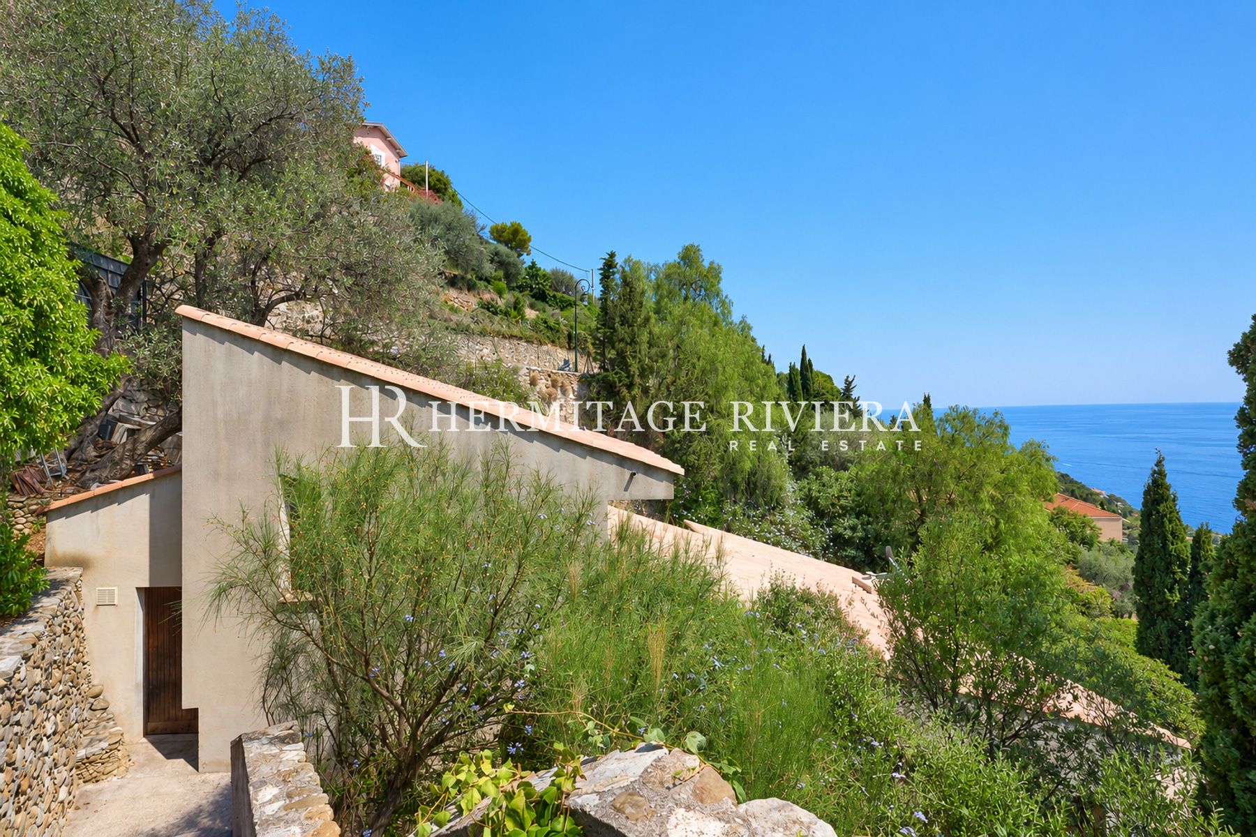 Villa i Roquebrune-Cap-Martin Havudsigt - Udsigt over Monaco - At renovere (billede 5)