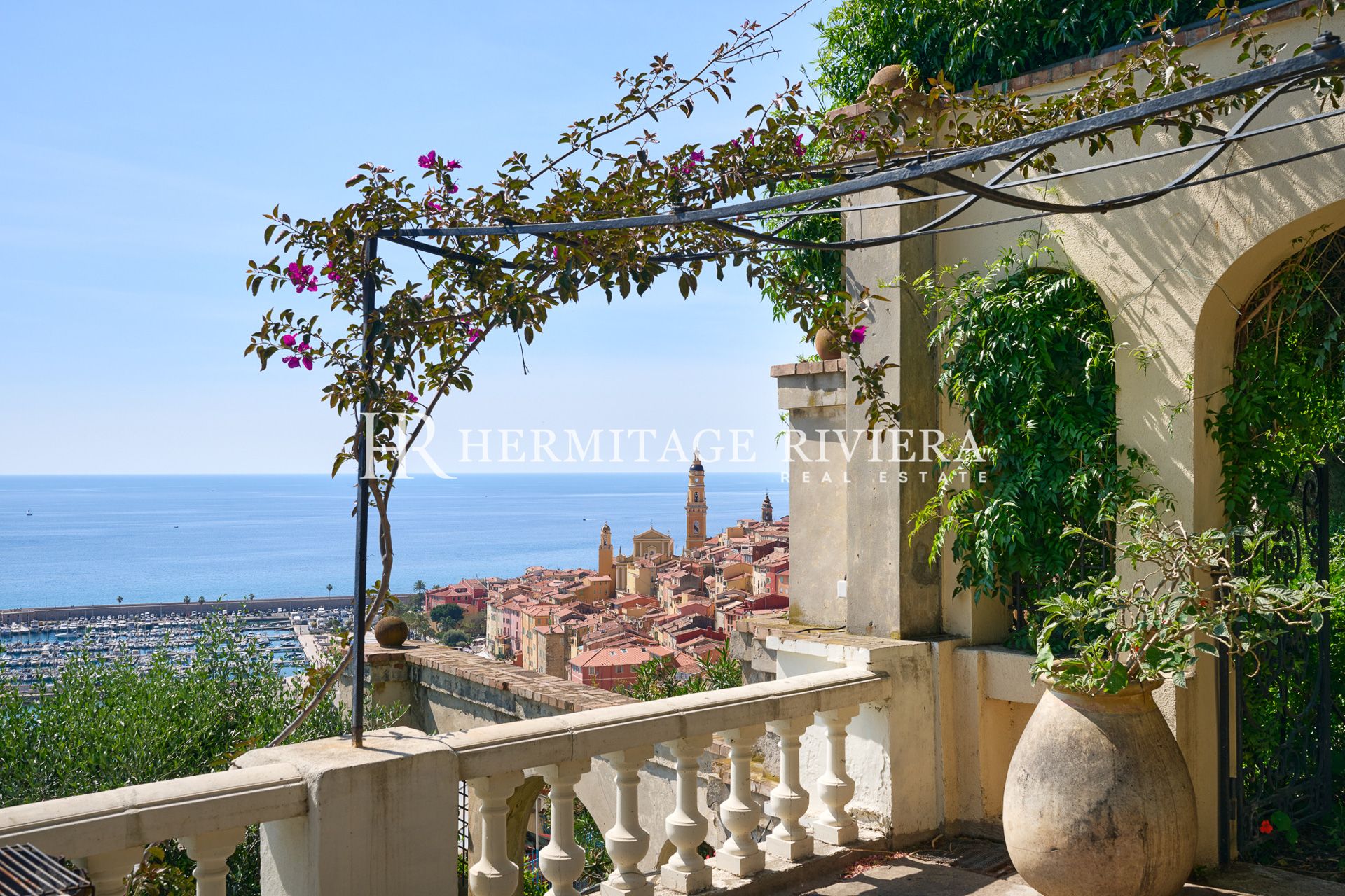 Villa i Menton Garavan Belle Epoque villa - rolig - Havudsigt panoramaudsigt (billede 11)