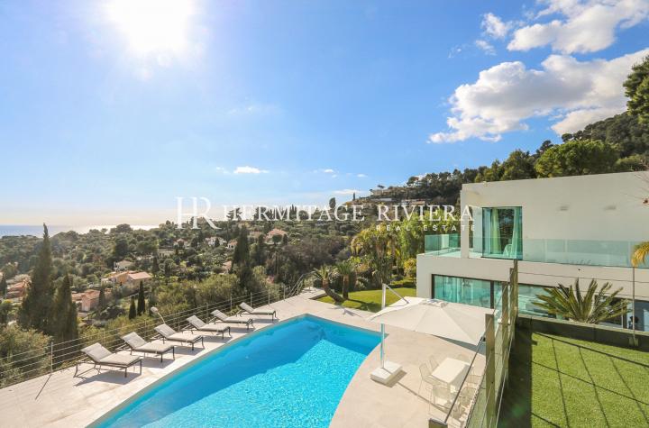 Overlooking Cap Martin stylish contemporary villa (image 23)