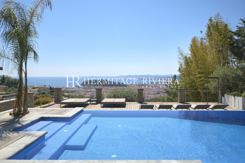 Modern property - View of the Bay in Nice - Pool 
