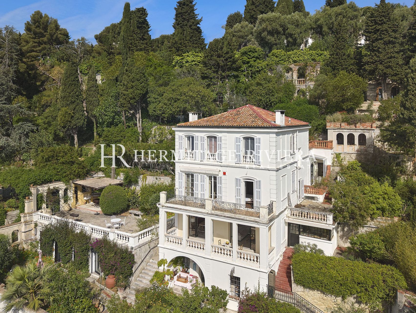 Villa in Menton Garavan Villa Belle Epoque - Calma - Vista mare panoramica (immagine 1)