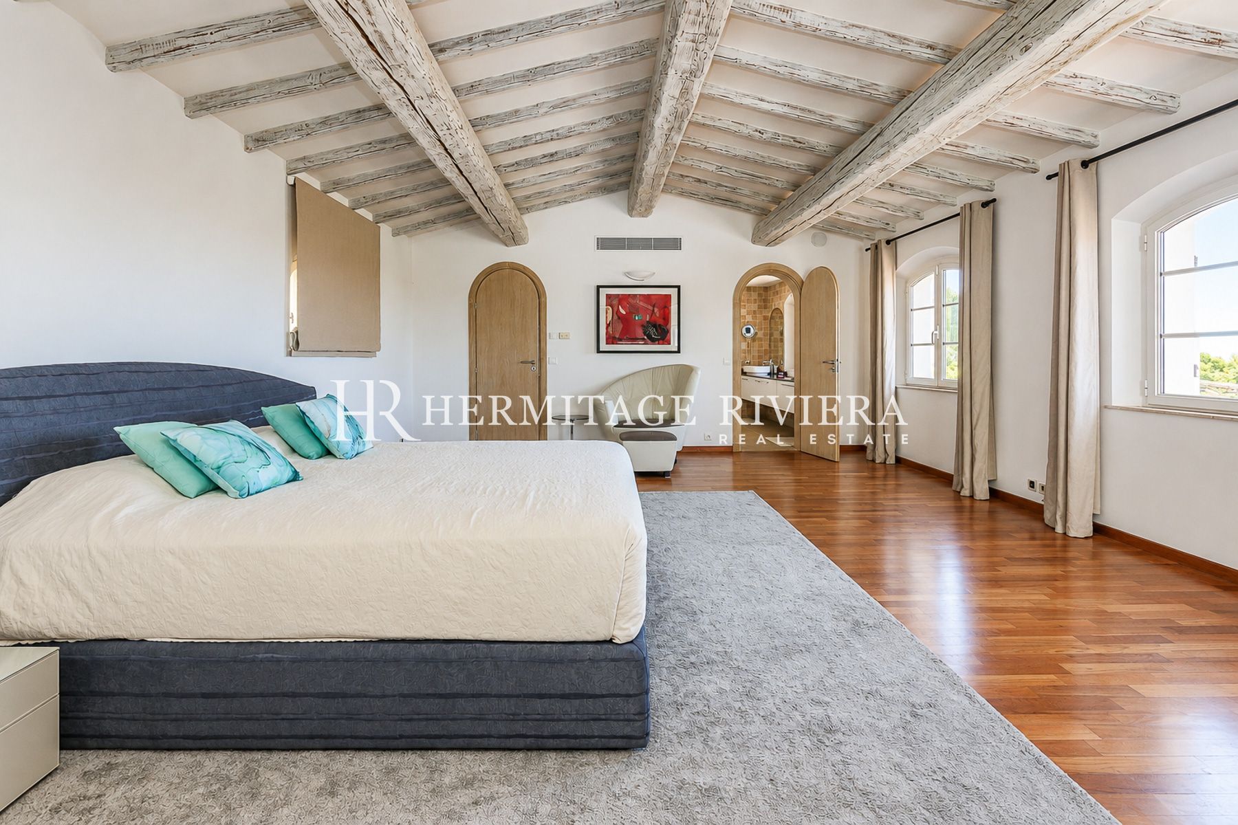 Villa i La Colle-sur-Loup Privat eiendom - Havutsikt - Flat hage - Basseng  (bilde 23)