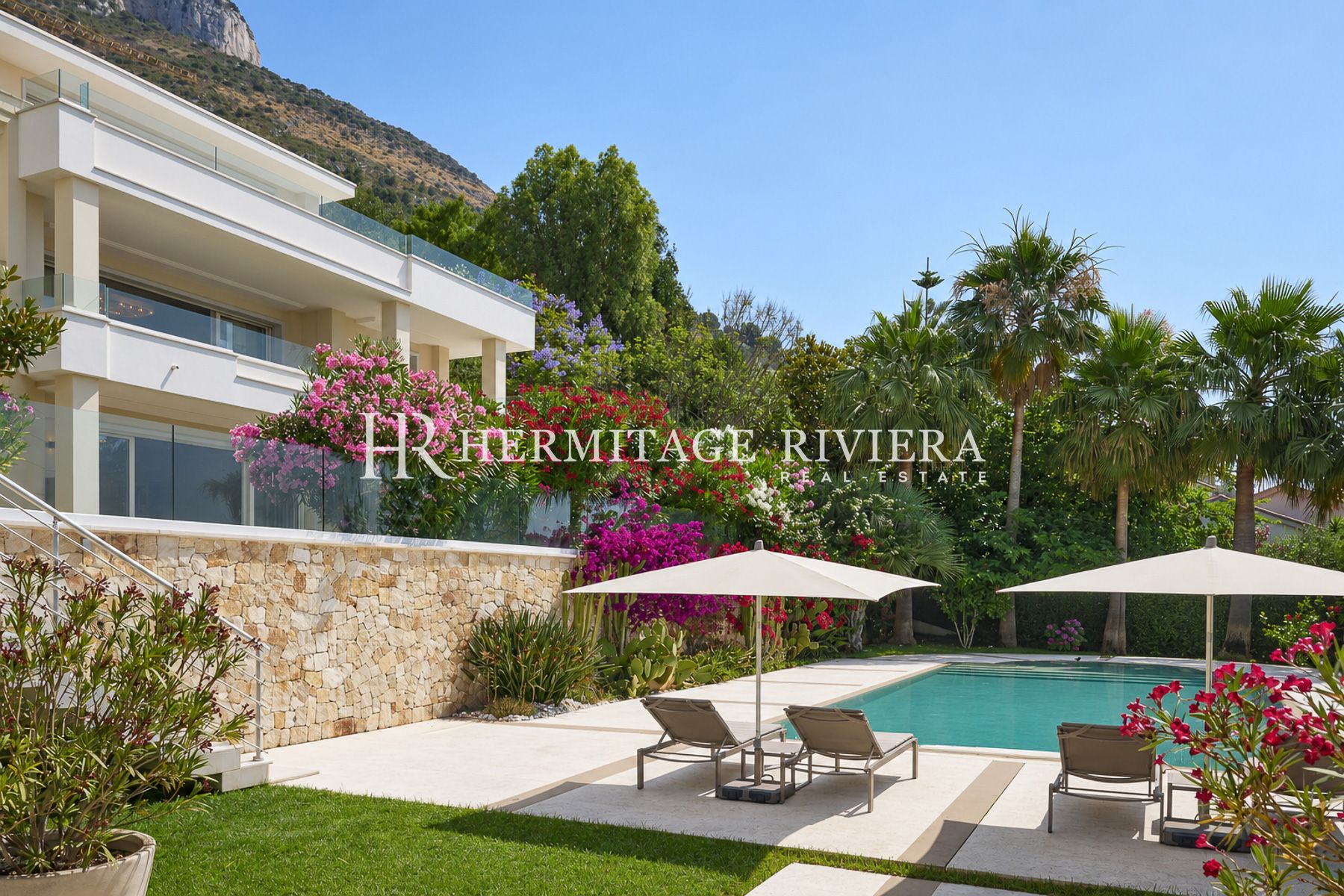 Villa i Cap-d'Ail Ejendom med to moderne villaer - Havudsigt - Pool - Tæt på Monaco (billede 4)
