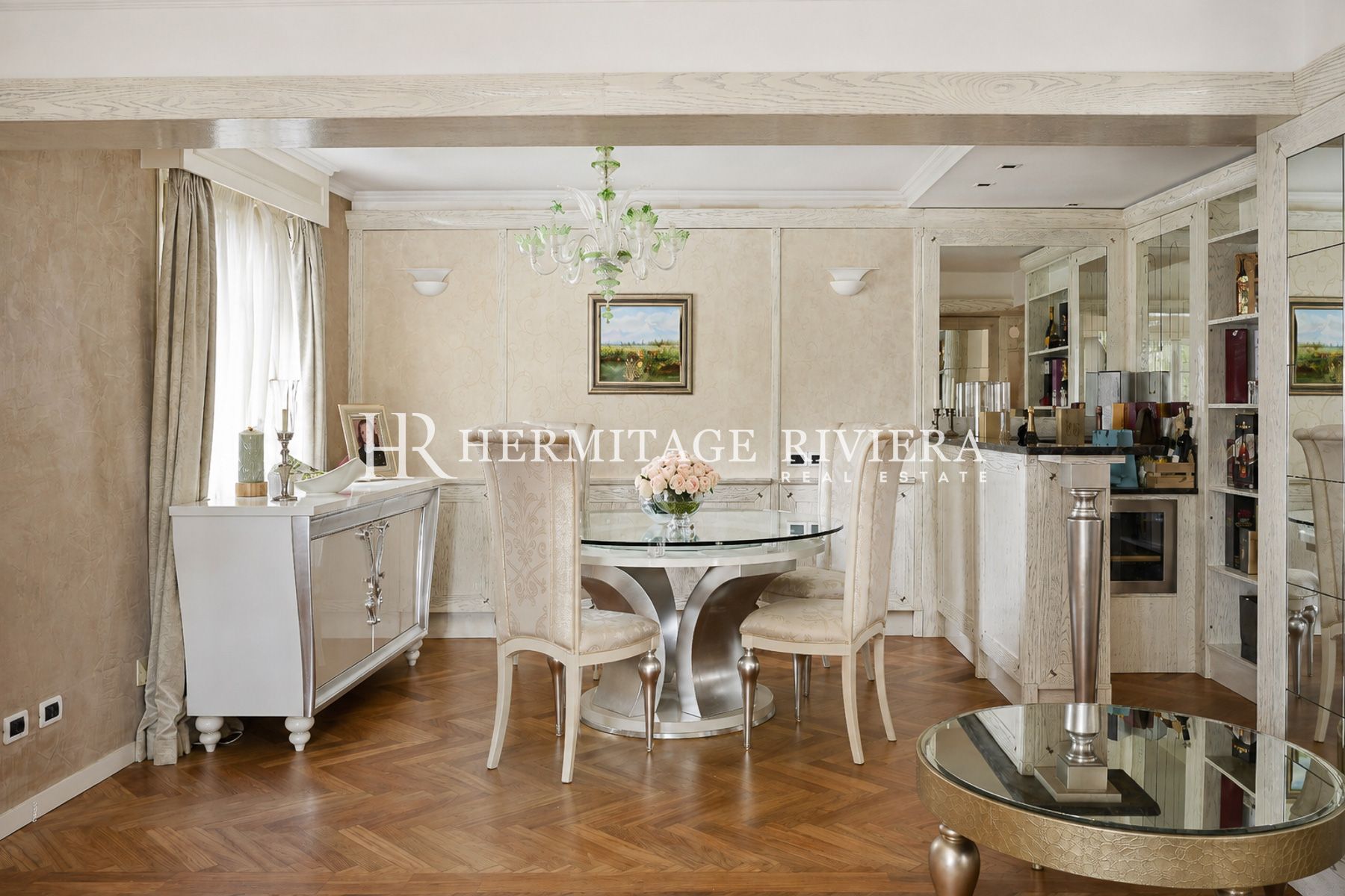 dinning room of villa for sale in Cap-Martin