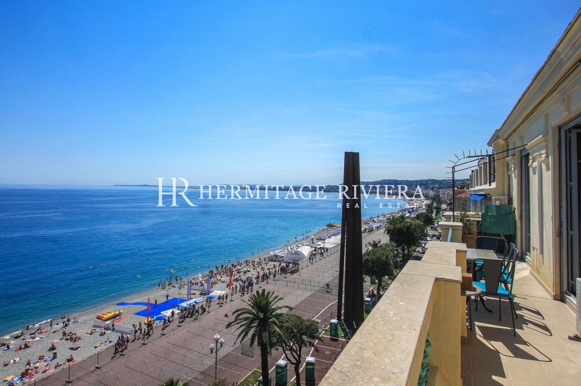 Penthouse i Nice, Quai des Etats-Unis Leilighet med 3 soverom - Leilighet ved vannkanten - Terrasse (bilde 1)