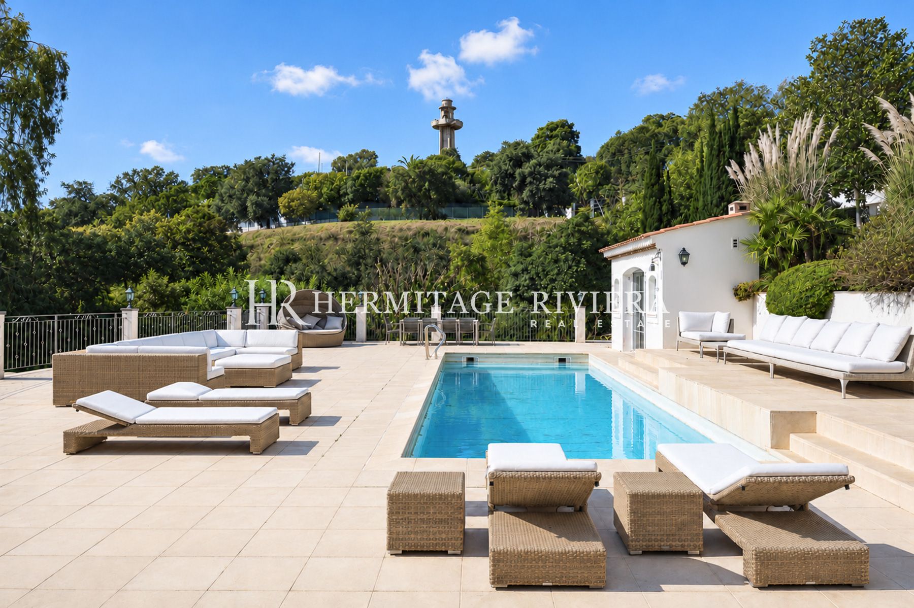 villa with pool area for sale in cannes