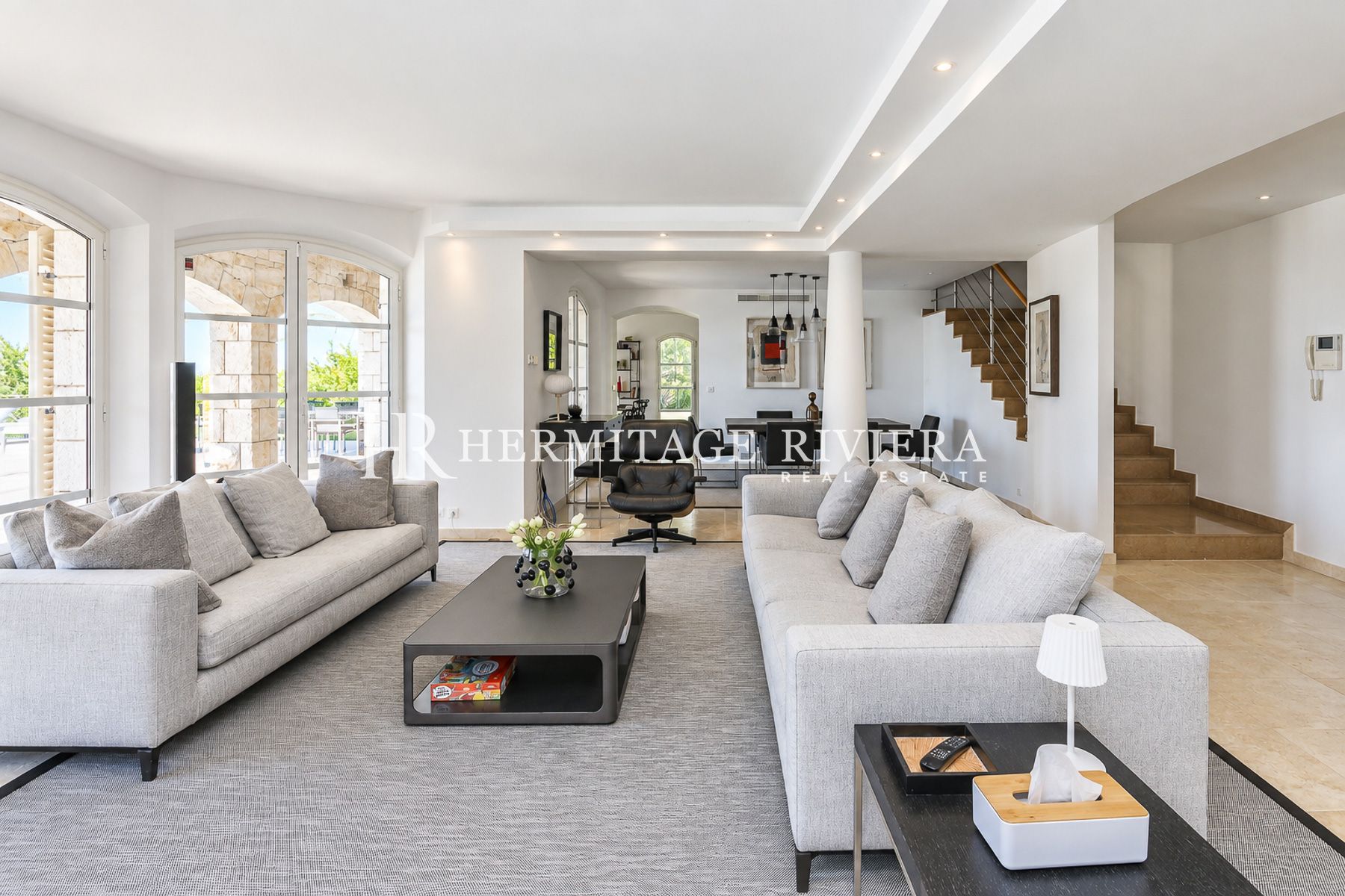 Villa i La Colle-sur-Loup Privat eiendom - Havutsikt - Flat hage - Basseng  (bilde 17)