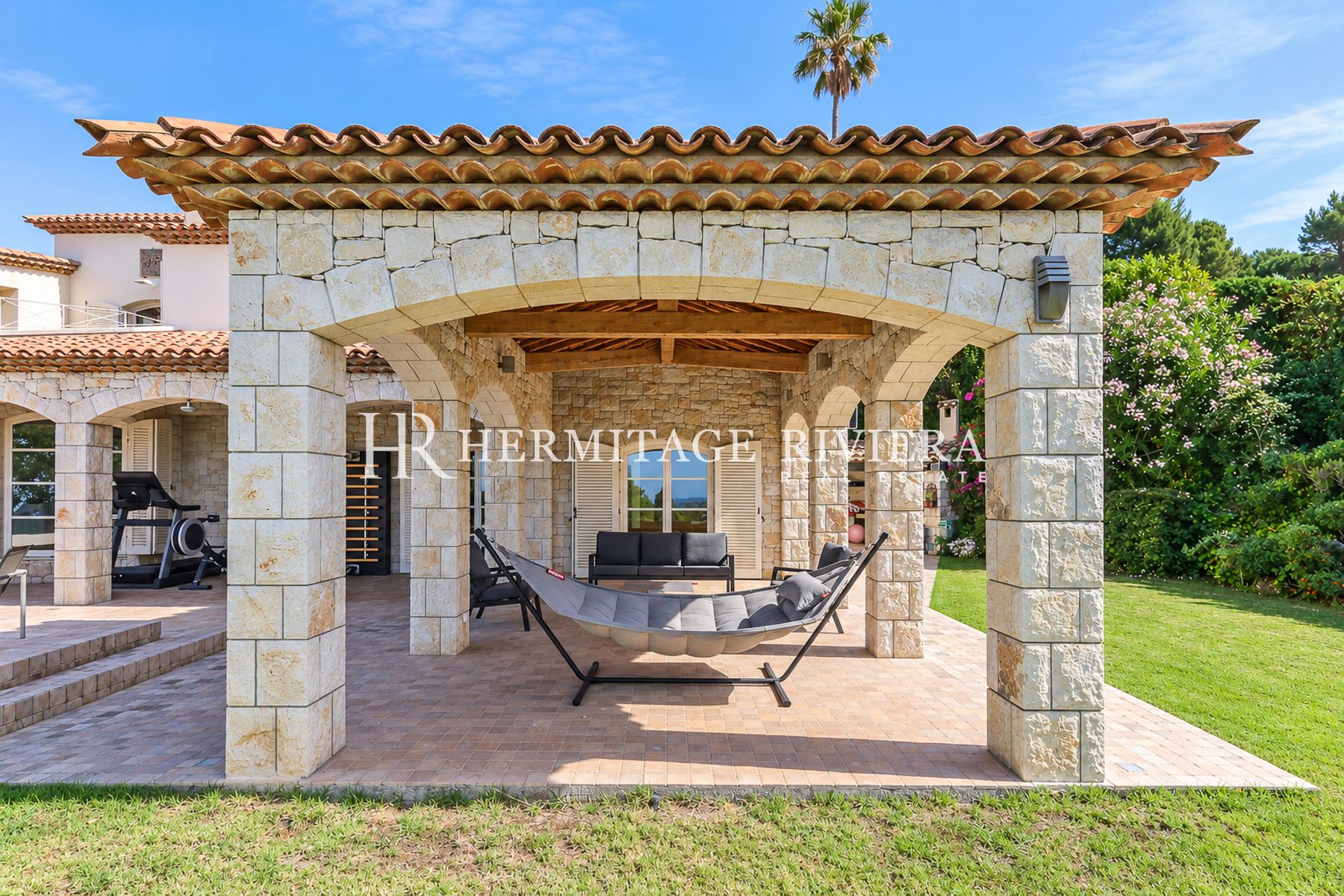 Villa i La Colle-sur-Loup Privat eiendom - Havutsikt - Flat hage - Basseng  (bilde 7)