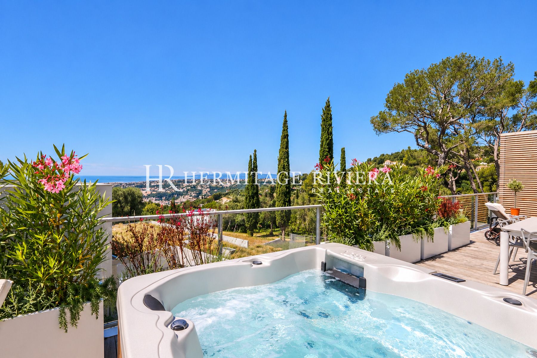 Attico in Bello, Gairaut Appartamento con 3 camere da letto - Residenza di lusso sulle colline di Nizza - Piscina - Campo da tennis (immagine 6)
