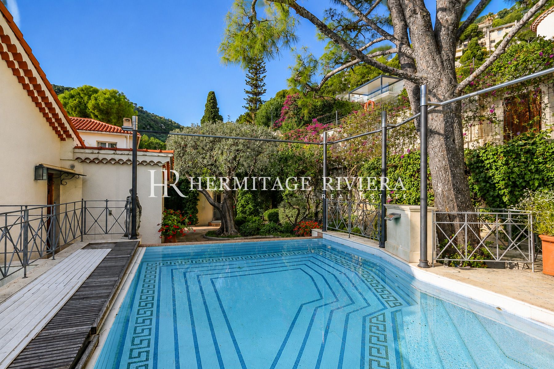 Villa i Eze-sur-Mer Havudsigt - Tæt på strand - Pool (billede 7)