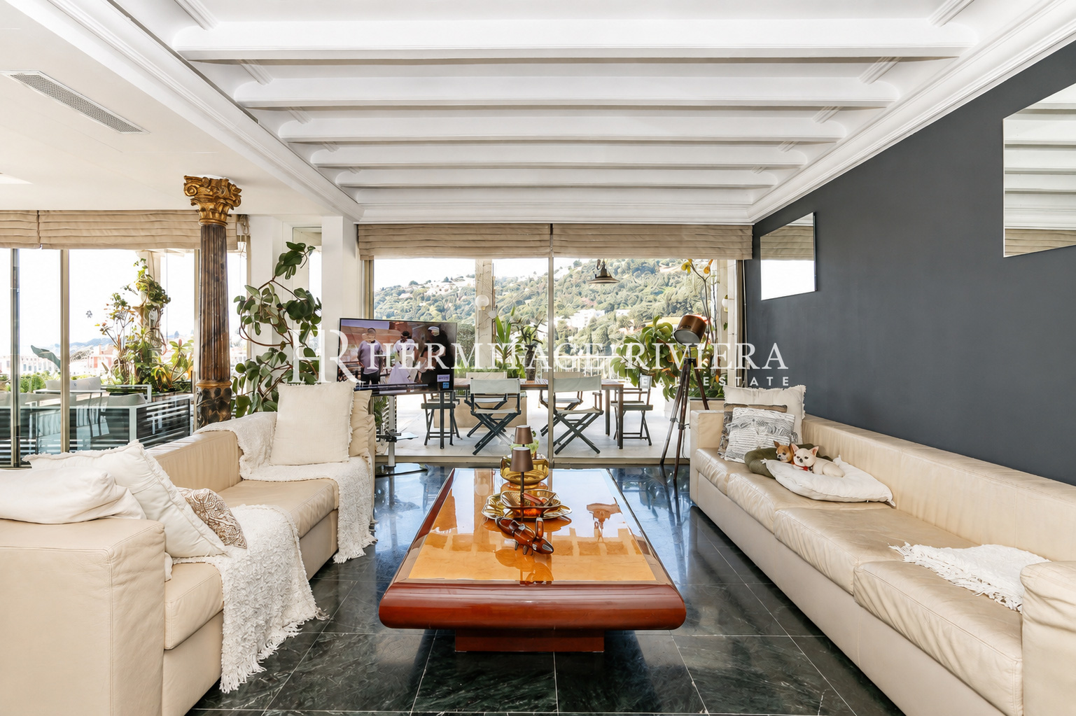 Penthouse in Menton Garavan Penthouse - Breathtaking panoramic sea views - Terrace  (image 15)