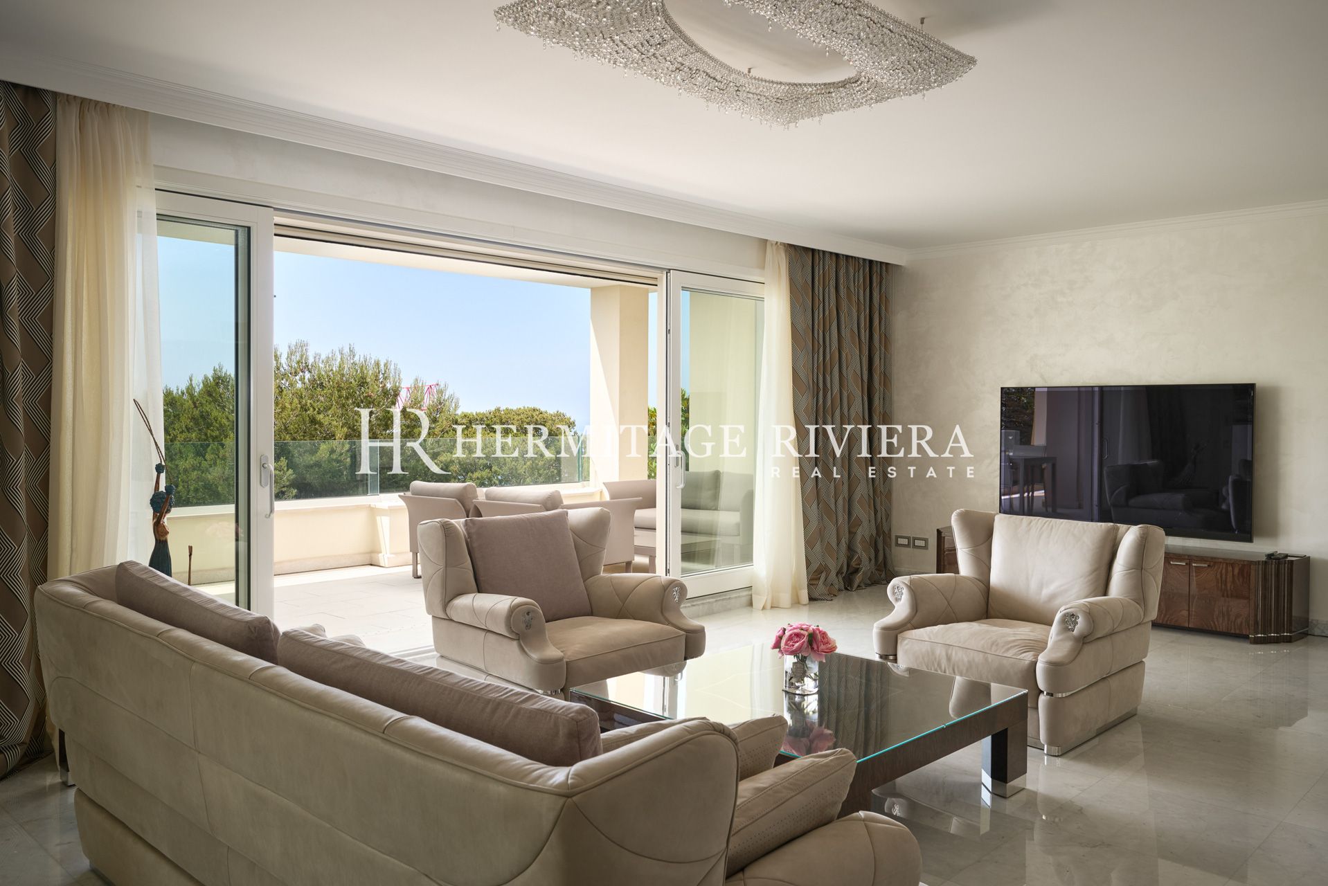 Владение из двух современных вилл - Вид на море - Бассейн (изображение 10)