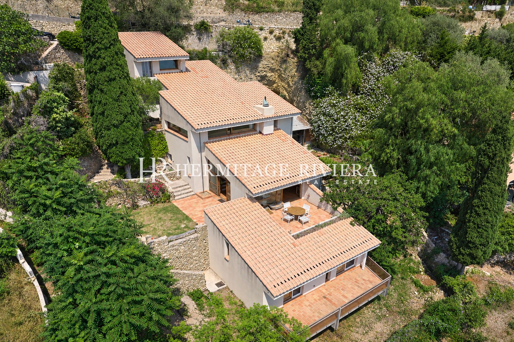 Villa i Roquebrune-Cap-Martin Havudsigt - Udsigt over Monaco - At renovere (billede 3)