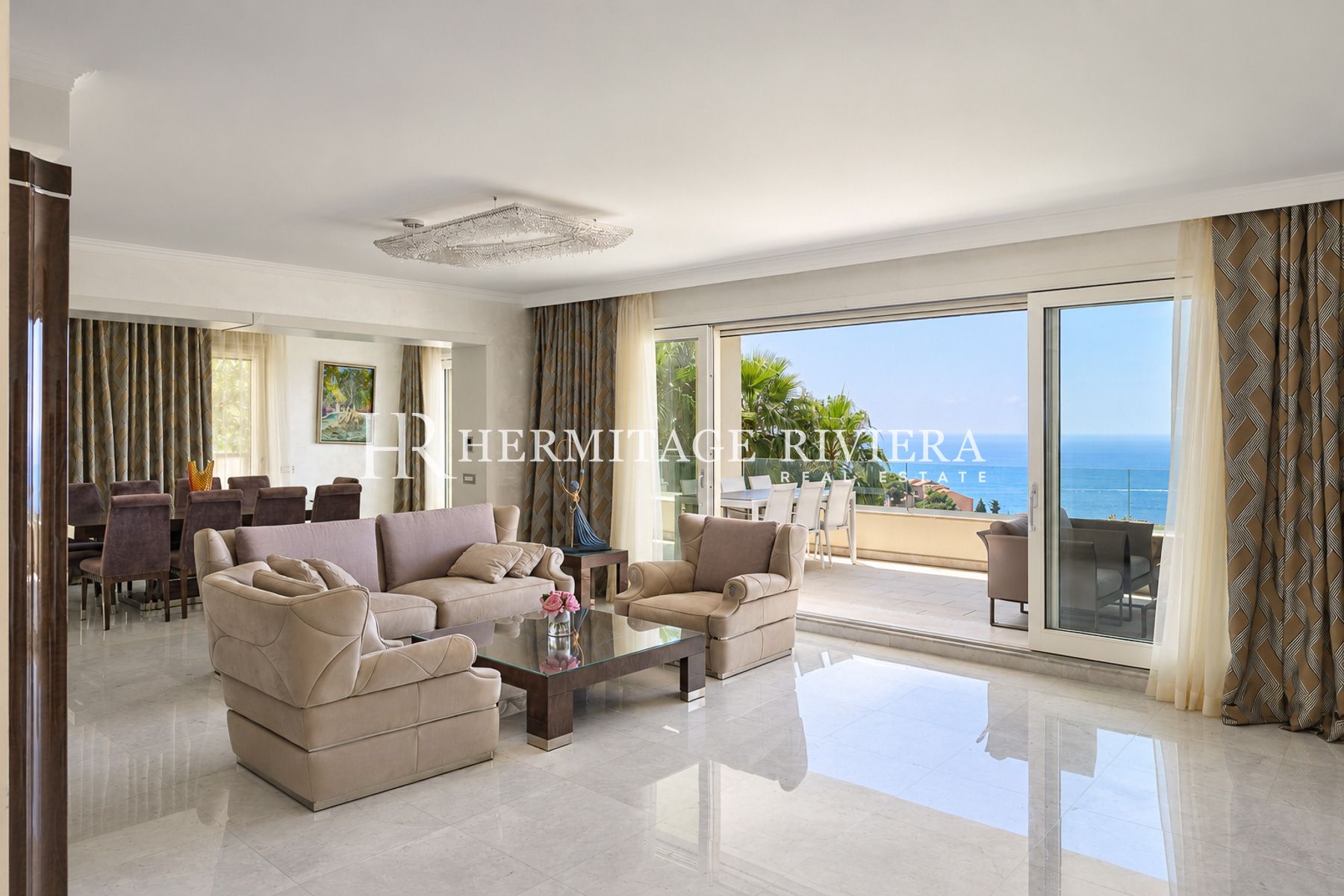 Villa i Cap-d'Ail Ejendom med to moderne villaer - Havudsigt - Pool - Tæt på Monaco (billede 9)