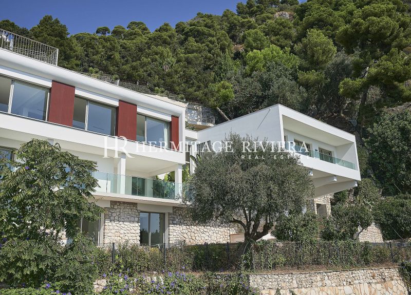 Modernes Anwesen - Mit Blick auf die Bucht von Villefranche - Pool