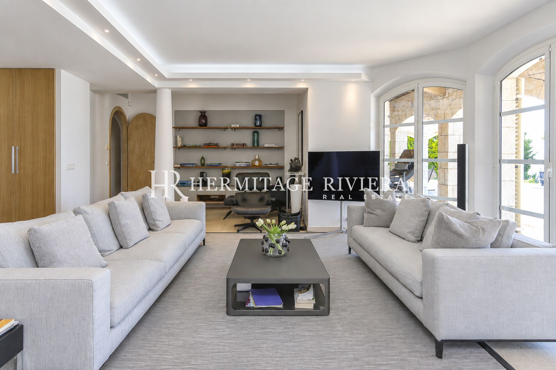 Villa i La Colle-sur-Loup Privat eiendom - Havutsikt - Flat hage - Basseng  (bilde 14)
