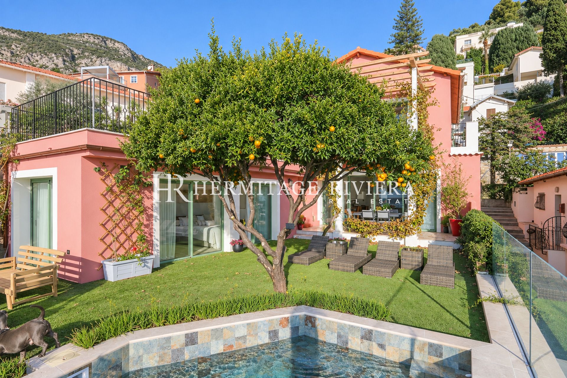 Villa i Roquebrune-Cap-Martin Charmerende villa - Pool - Tæt på stranden Cabbé - Havudsigt (billede 2)
