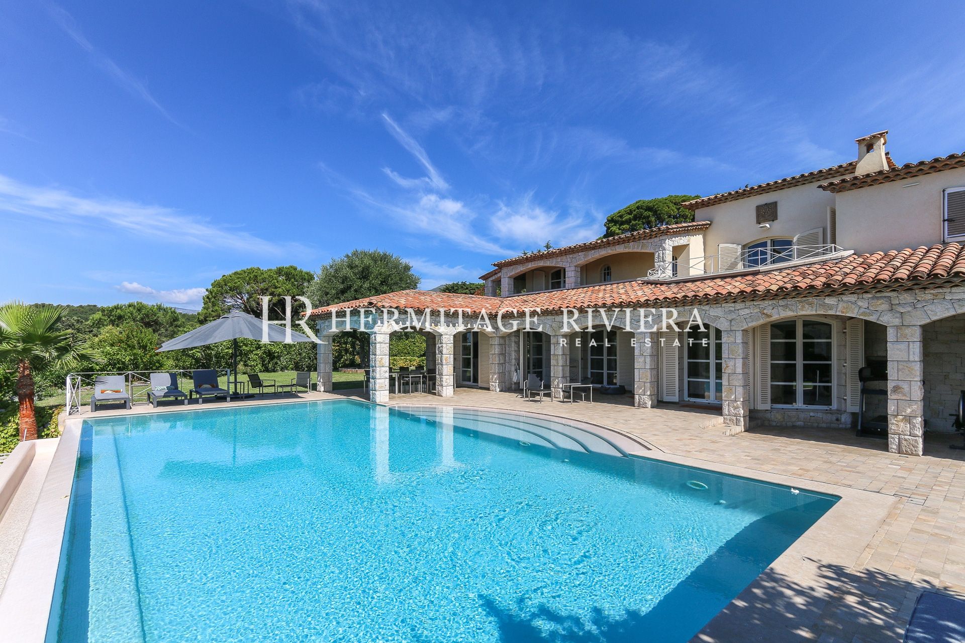 Villa i Saint-Paul-de-Vence Privat ejendom - Havudsigt - Flad have - Pool  (billede 36)