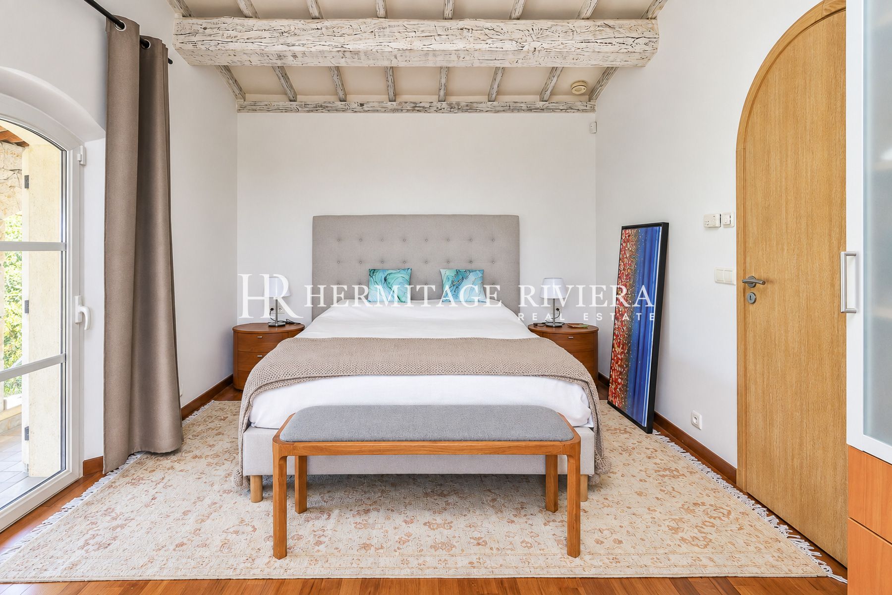 Villa i La Colle-sur-Loup Privat eiendom - Havutsikt - Flat hage - Basseng  (bilde 31)