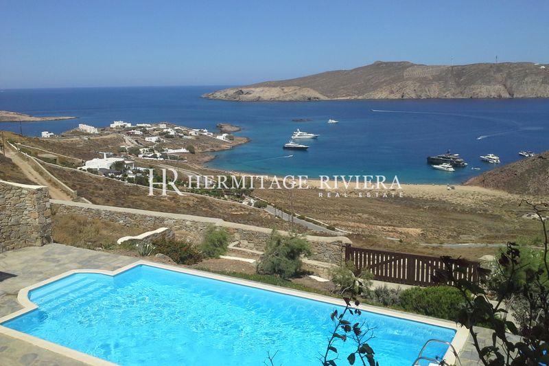 Cerca de la playa de Agios Sostis - Vistas al mar - Piscina