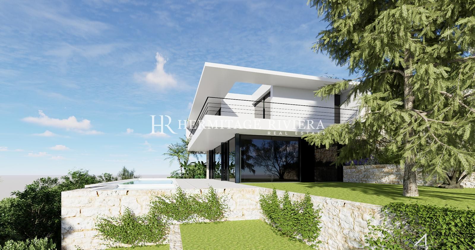 现代别墅项目 - 泳池 - 海景 (图片 10)