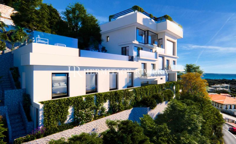 Moderne Villa – Zu renovieren – Pool – Blick auf Monaco