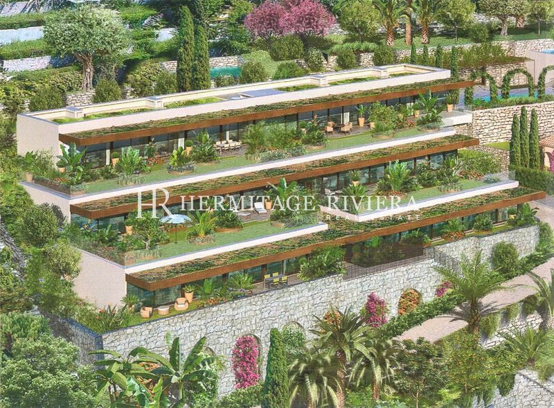 Luxury apartment in the hotel complex of the Mirazur