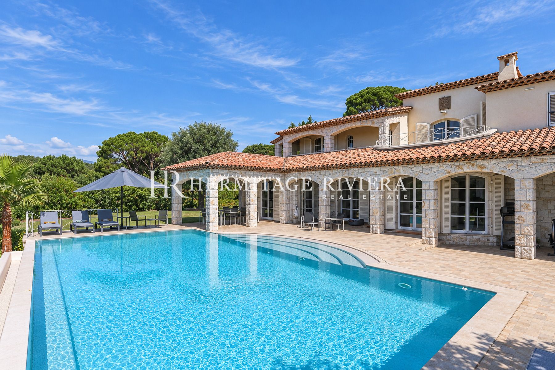 Villa i La Colle-sur-Loup Privat eiendom - Havutsikt - Flat hage - Basseng  (bilde 33)