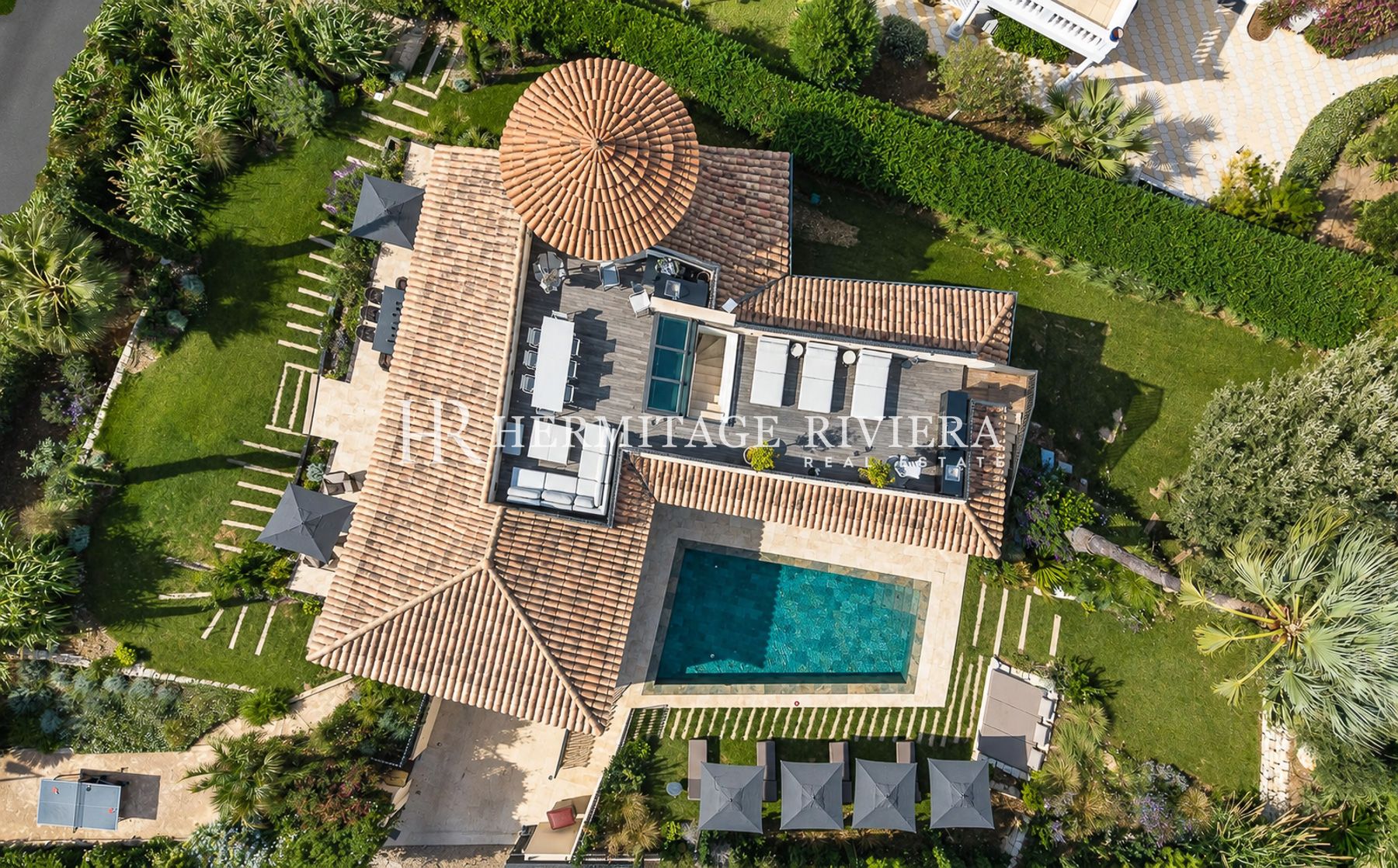 Villa à Cap-d'Antibes Villa en pierre - Vue mer - Piscine (image 8)