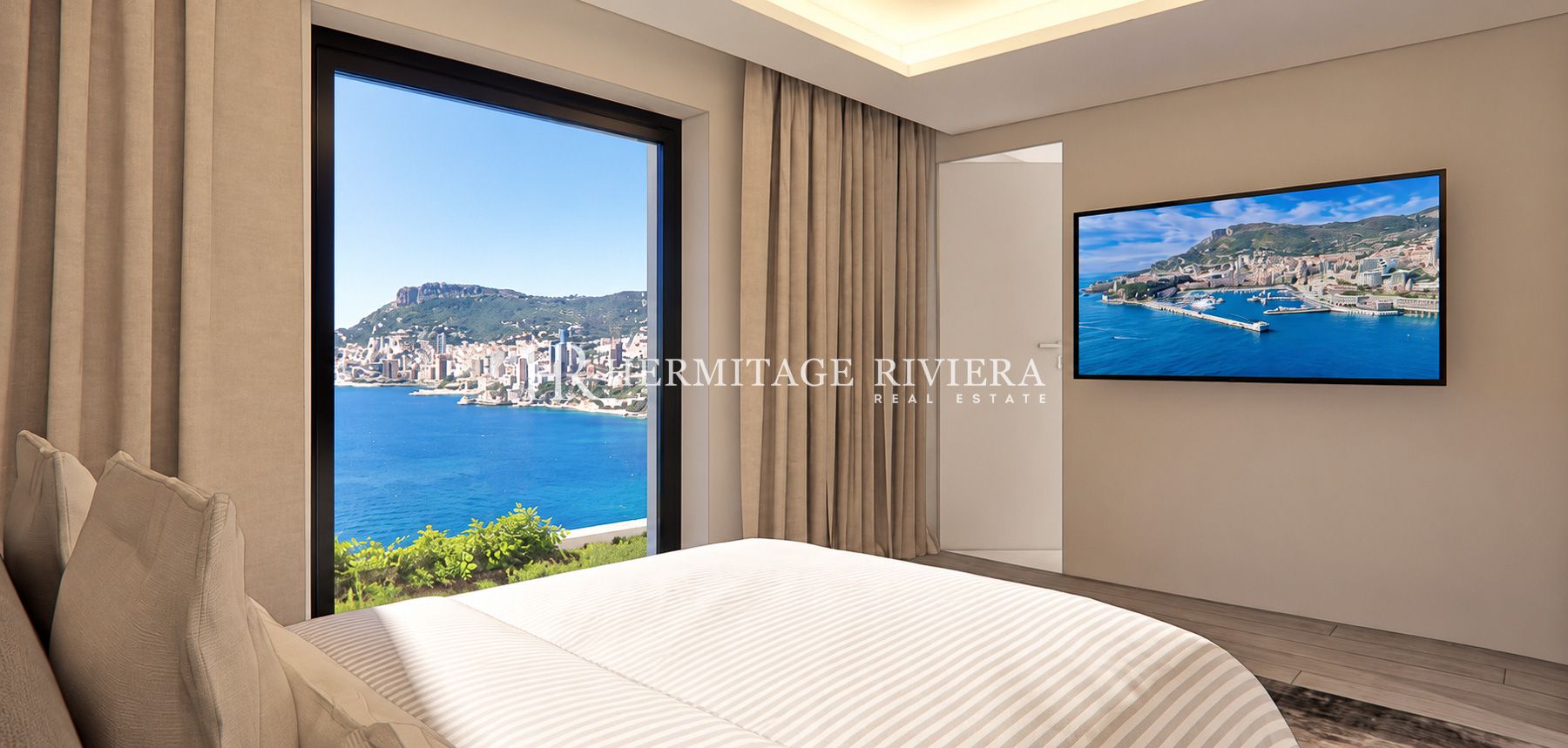 Villa in Roquebrune-Cap-Martin Contemporary Villa To Renovate Pool Monaco View (image 13)