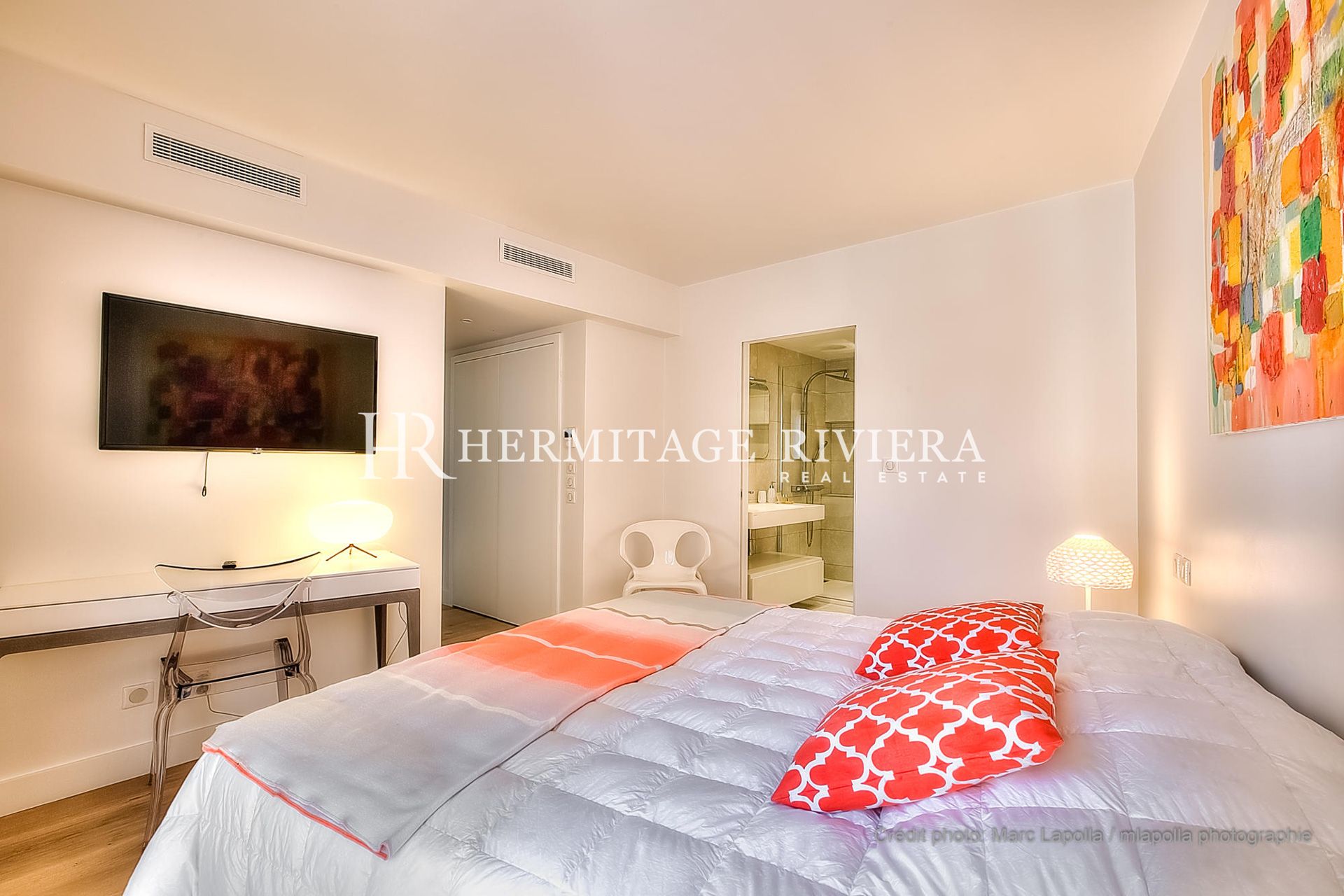 3 værelses lejlighed - Residence Relais de le Reine - Terrasse - Havudsigt (billede 14)