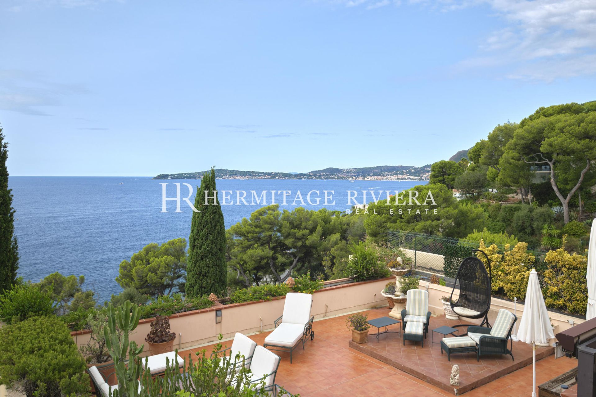 Terrase d'un penthouse à vendre à Cap-d'Ail