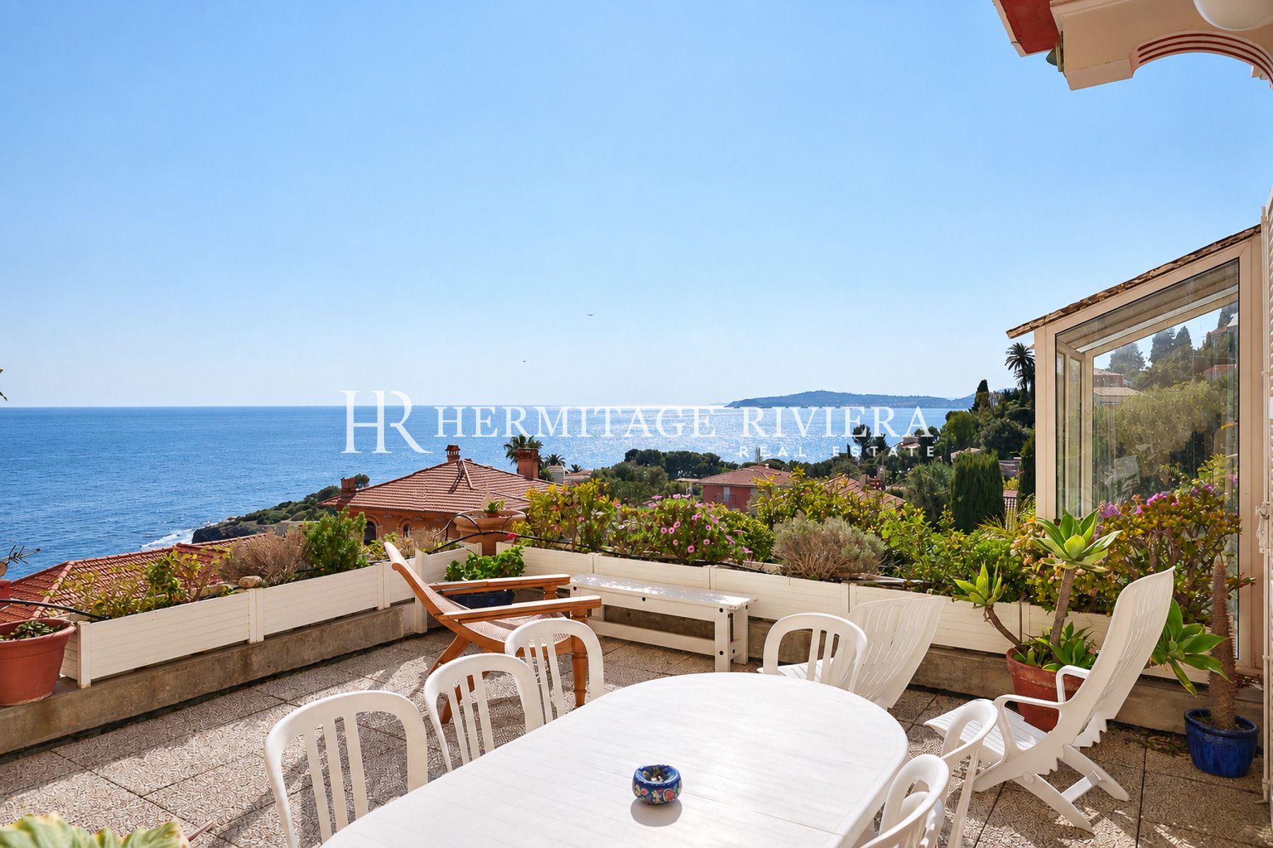 Villa i Cap-d'Ail Tæt på strandpromenaden og Monaco - Rolig beliggenhed med havudsigt (billede 6)