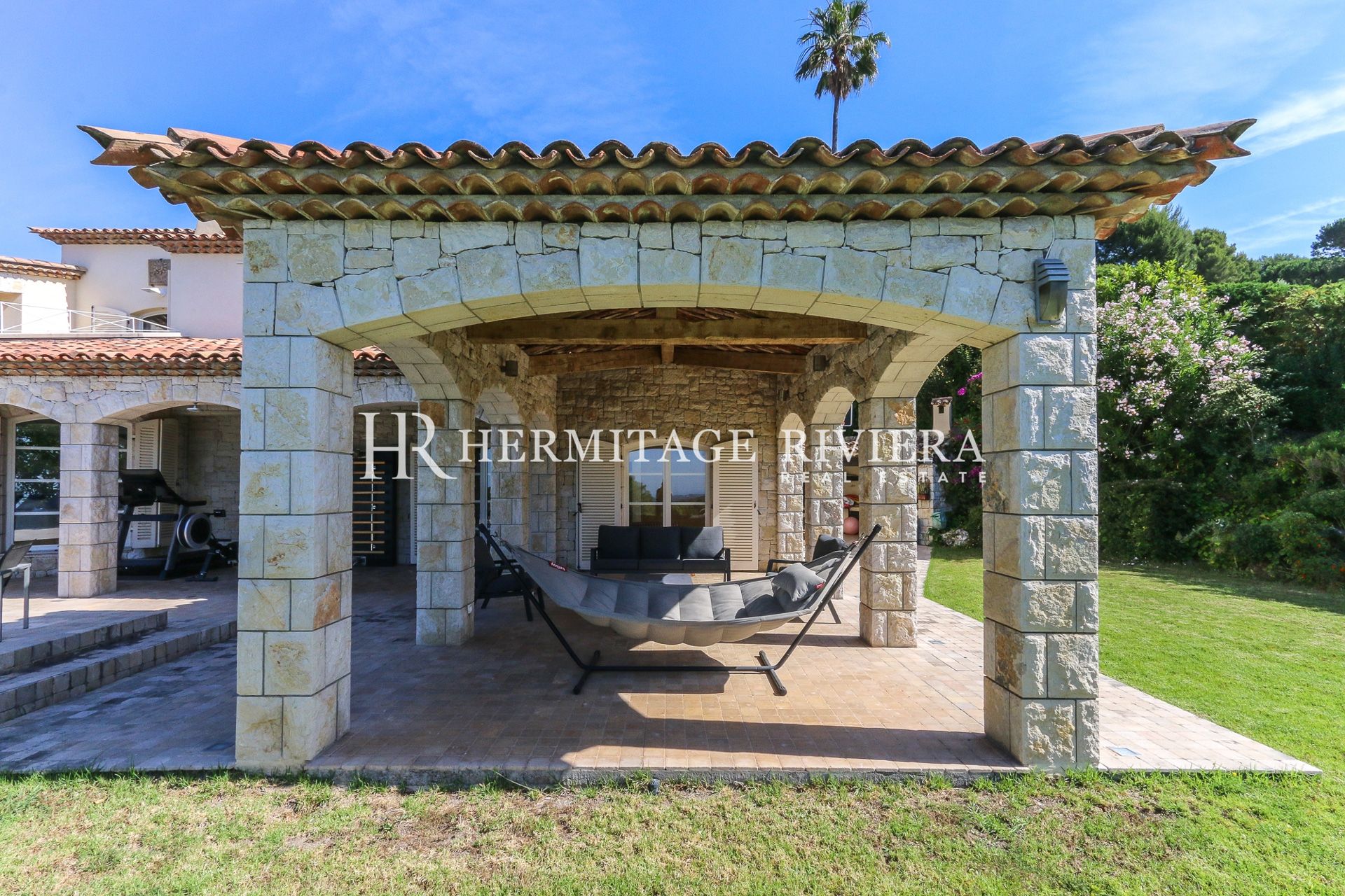 Villa i Saint-Paul-de-Vence Privat ejendom - Havudsigt - Flad have - Pool  (billede 7)