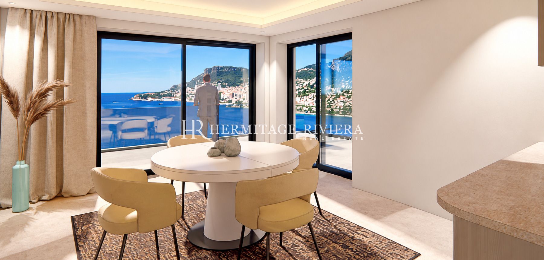 Villa in Roquebrune-Cap-Martin Contemporary Villa To Renovate Pool Monaco View (image 8)