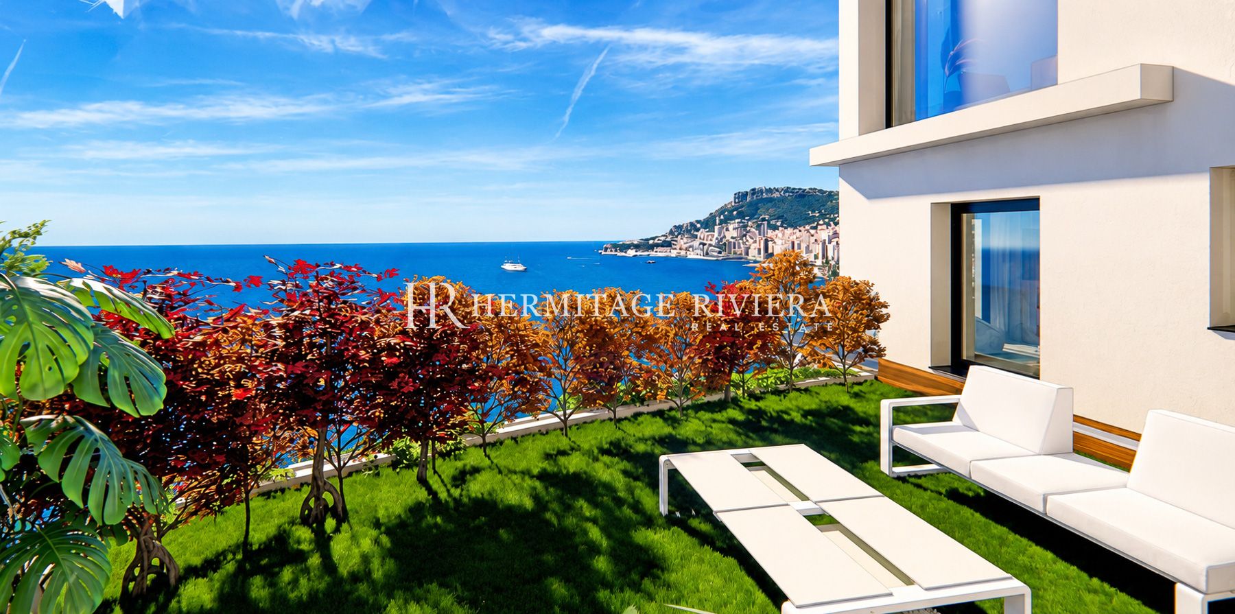 Villa in Roquebrune-Cap-Martin Contemporary Villa To Renovate Pool Monaco View (image 10)