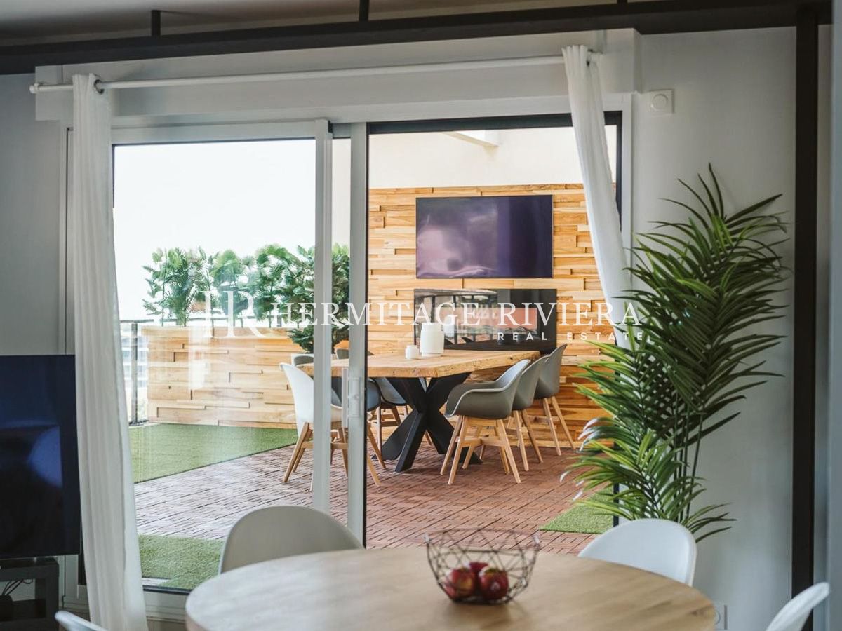 2 bedroom apartment - Immense terrace - View Monaco - Pool (image 11)