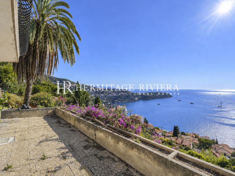 Haus zur Renovierung – Panoramablick aufs Meer – in der Nähe von Monaco