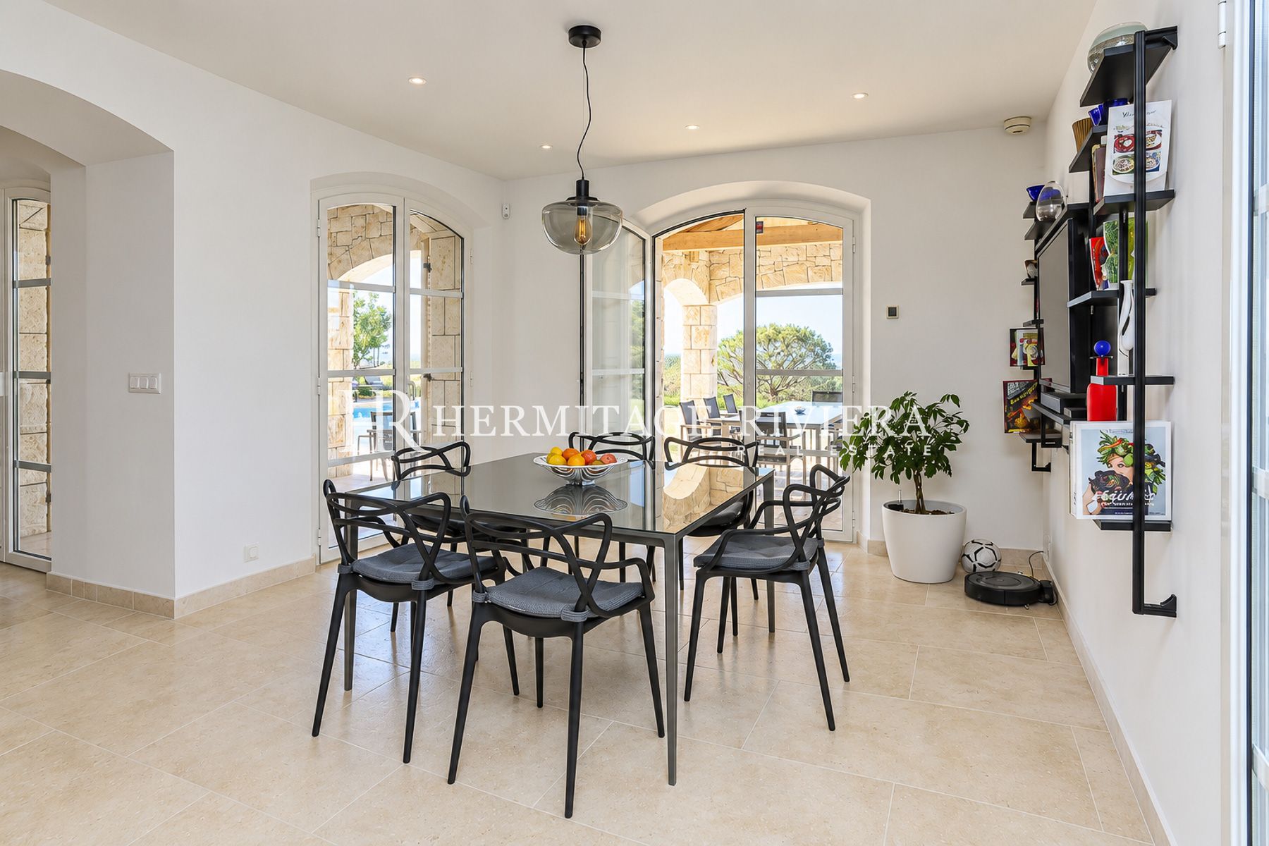 Villa i La Colle-sur-Loup Privat eiendom - Havutsikt - Flat hage - Basseng  (bilde 12)