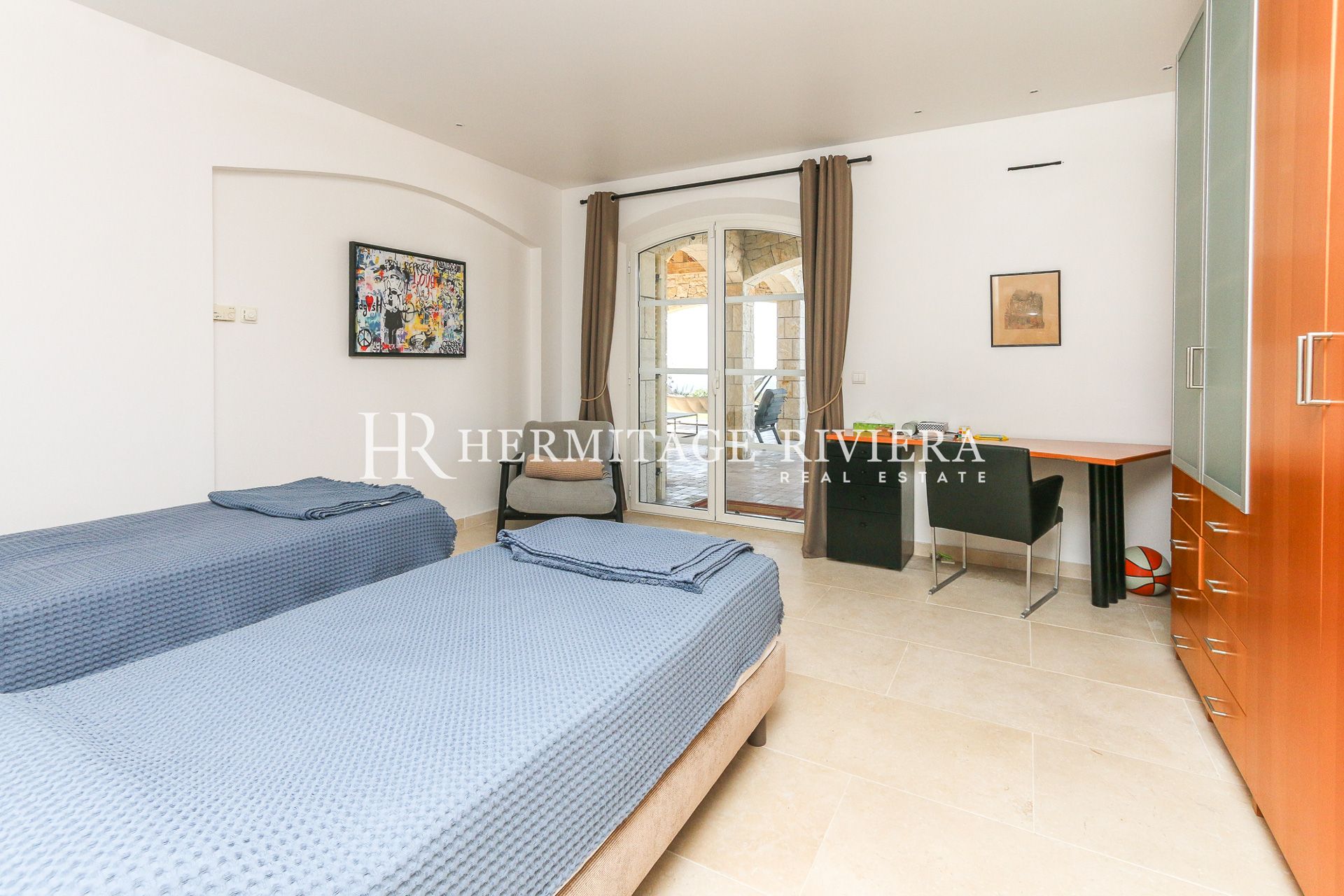 Villa i Saint-Paul-de-Vence Privat ejendom - Havudsigt - Flad have - Pool  (billede 22)